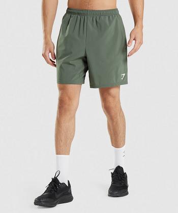 Pantalones Cortos Gymshark Arrival 7" Hombre Verde | CO 3898SGL